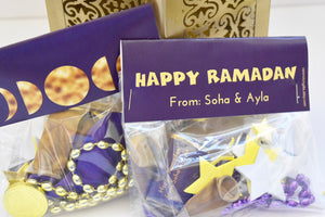 20 Ramadan party favors for kids, Ramadan Favor bag toppers, Eid Mubarak, Ramadan Mubarak, Eid party favors, Eid Mubarak, Iftar party